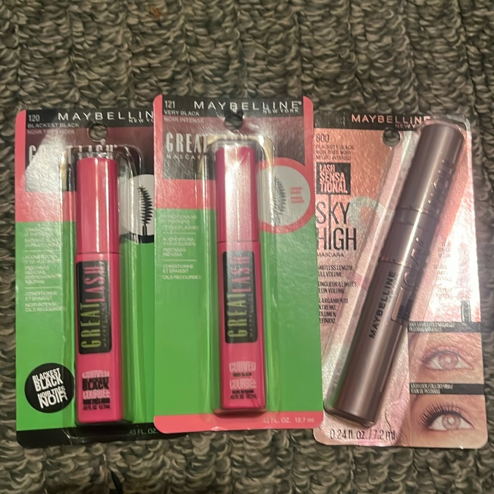3 New Maybelline Mascara